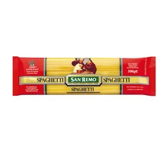 SAN REMO 聖雷蒙義大利直麵 杜蘭小麥粉製成, 500g, 1包