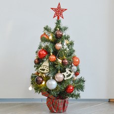 Decocomani高級型聖誕樹全套組, 紅色