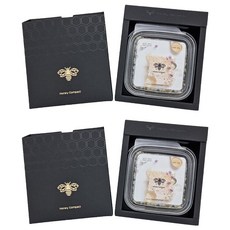 Baekho Mart Honey Compact Honeycomb Honey Chuuseok Gift Set 300g, 2組