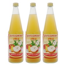 Beutelsbacher 蘋果汁, 3個, 700ml