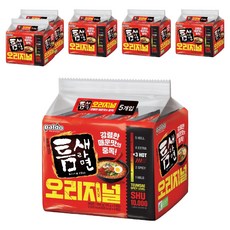틈새라면 빨계떡 120g, 30개