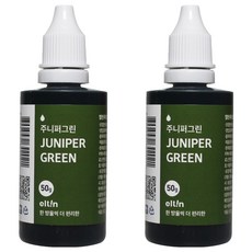 엘틴 e 푸드칼라 진한 주니퍼그린, 50g, 2개