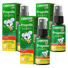 세노비스 키즈 프로폴리스 스프레이 망고맛, 3개, 25ml