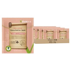 Vilson 米森 有機漢方紅棗枸杞茶, 8包, 6g, 1盒