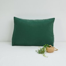 BAZAAR 背部舒適帆布棉質三角靠背靠枕套