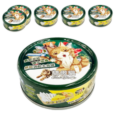 Cat Glory 驕傲貓 無穀老貓主食罐 慕斯泥狀 添加雞骨熬成湯汁, 白鮪魚 + 起司, 頂級白鮪魚 + 起司, 85g, 6罐