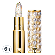 TINTON 水晶雪花唇膏, 3.4g, 6個, 金色