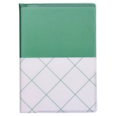 KING JIM HITOTOKI NOTE 手帳筆記本 護照尺寸, 花朵 綠色 + 白色, 1本