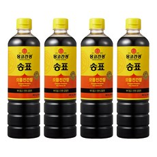 몽고간장 송표 으뜸진간장, 900ml, 4개