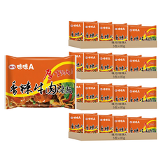 味丹 味味A 香辣牛肉湯麵 83g, 20包