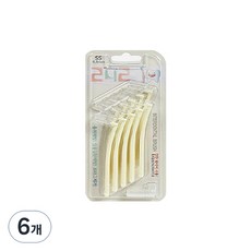 242 치간칫솔 L형 SS, 0.8mm, 10개입, 6개