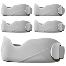 홈핏업 실리콘 슬개건 무릎보호대, 그레이, 5개