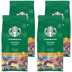 스타벅스 베란다 블렌드 분쇄원두, 200g, 4개