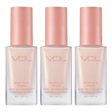 VDL 絲絨柔焦妝前乳 30ml, 3瓶, 單色