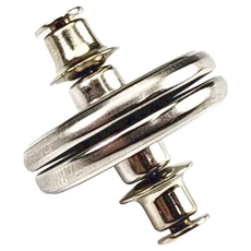 磁吸窗簾扣 3 x 2cm, 銀色, 10個