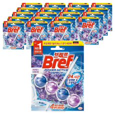 Bref 妙力 強力活效 馬桶清潔劑 薰衣草香, 50g, 20個