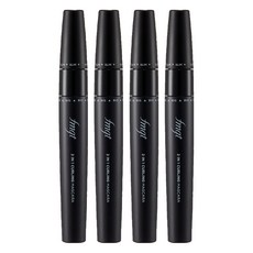 더페이스샵 2in1 컬링 마스카라 8.5g, 01블랙, 4개
