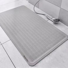 Market Plan Broad 浴室防滑墊 70 x 40 cm, 灰色, 1個