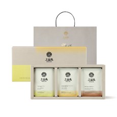 OSULLOC 精選草本禮盒+購物袋組, 1組, 洋甘菊風味茶 5入+摩洛哥薄荷茶 5入+南非國寶茶 5入