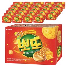 크라운 뽀또 치즈타르트, 161g, 30개