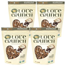 LOVe CRunCH 麥片 黑巧克力&椰子口味, 325g, 4包