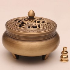 LIZJAINY 銅製香座 14 雙魚座香爐, 單一顏色