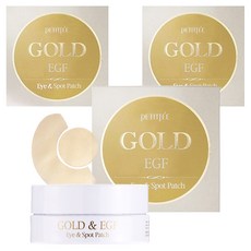 쁘띠페 골드 EGF 하이드로겔 아이 패치 1.1g x 60p + 스팟패치 0.6g x 30p, 3개