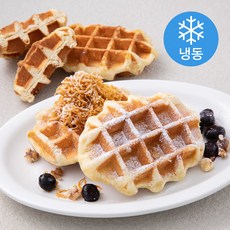 푸딩팩토리 푸딩카페 플레인 와플 (냉동), 600g, 1개