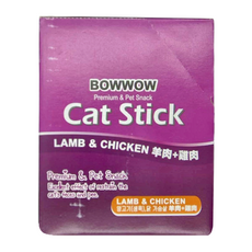 BOWWOW 貓用肉條 20入, 羊肉 + 雞肉, 20g, 1盒