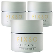 VERY GOOD NAIL FIXSO透明凝膠, 透明, 50g, 3個