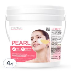 韓國 LINDSAY 優質珍珠軟膜粉, 1罐, 4罐