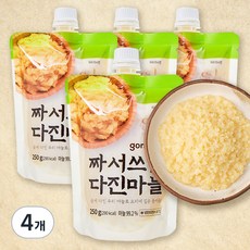 곰곰 짜서쓰는 다진마늘 (국산), 250g, 4개