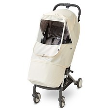 Manito 嬰兒車防風罩 S號, 奶油白, 1入