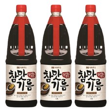 Deokhwafoods 芝麻香油, 3個, 1.8L