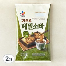 CJ제일제당 가쓰오 메밀소바 4인분, 1.14kg, 2개