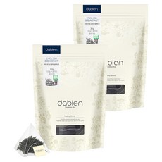 Davian 有機英式早餐紅茶茶包, 20入, 1.5g, 2個