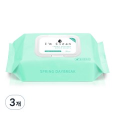 아임클린 건조기용 드라이시트 섬유유연제 스프링데이브레이크 본품, 80매, 3개