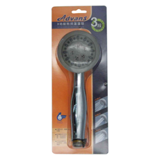 Advans 雙手萬能 三段式水花 蓮蓬頭, HS3010CP, 1個