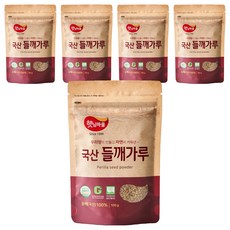 햇님마을 국산 들깨가루, 100g, 5개