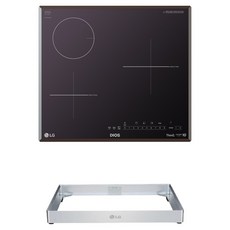 LG 디오스 하이브리드 빌트인 3구 미라듀어 글라스 본품 + 프리스탠딩 자재 8.5cm, BEY3MSC, 방문설치
