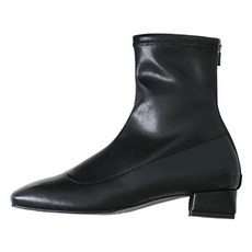 갓슈 뿌고아 뒷지퍼 3cm 로우힐 패션 앵클부츠