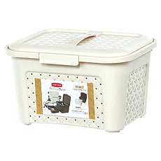 KEYWAY 聯府 大藤藝手提籃 方型 KGB386, 顏色隨機, 6個