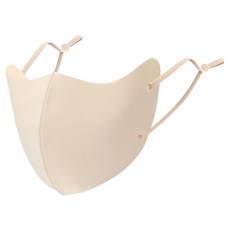 UUGOLF 耳掛口罩 可調式素色透氣防曬口罩 均碼 成人適用 時尚配件, 淺褐色