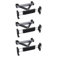 Zliz 頭枕後座車用智慧型裝置支架, 3個, 黑色