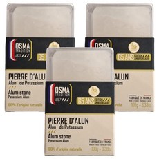 OSMA 鬍後護理明礬石 - 100%天然結晶手工製作, 100g, 3個