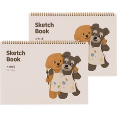 뮤니드 조이 초등 스케치북 슈나우저와 함께, 8절, 2개, 26매
