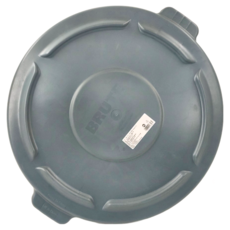 Rubbermaid 樂柏美 BRUTE 一般型桶蓋 44gal 灰色 耐用防臭, 1個