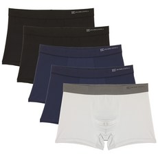 GLAM GONGGAM 男士Sage壓花Logo四角內褲5件組