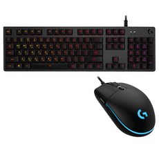 로지텍 G PRO 유선 게이밍 마우스 + G512 CARBON RGB 기계식 게이밍키보드, M-U0050, G512 (TACTILE)