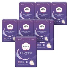 좋은느낌 프리미엄 입는 오버나이트, 중형, 4개입, 8개